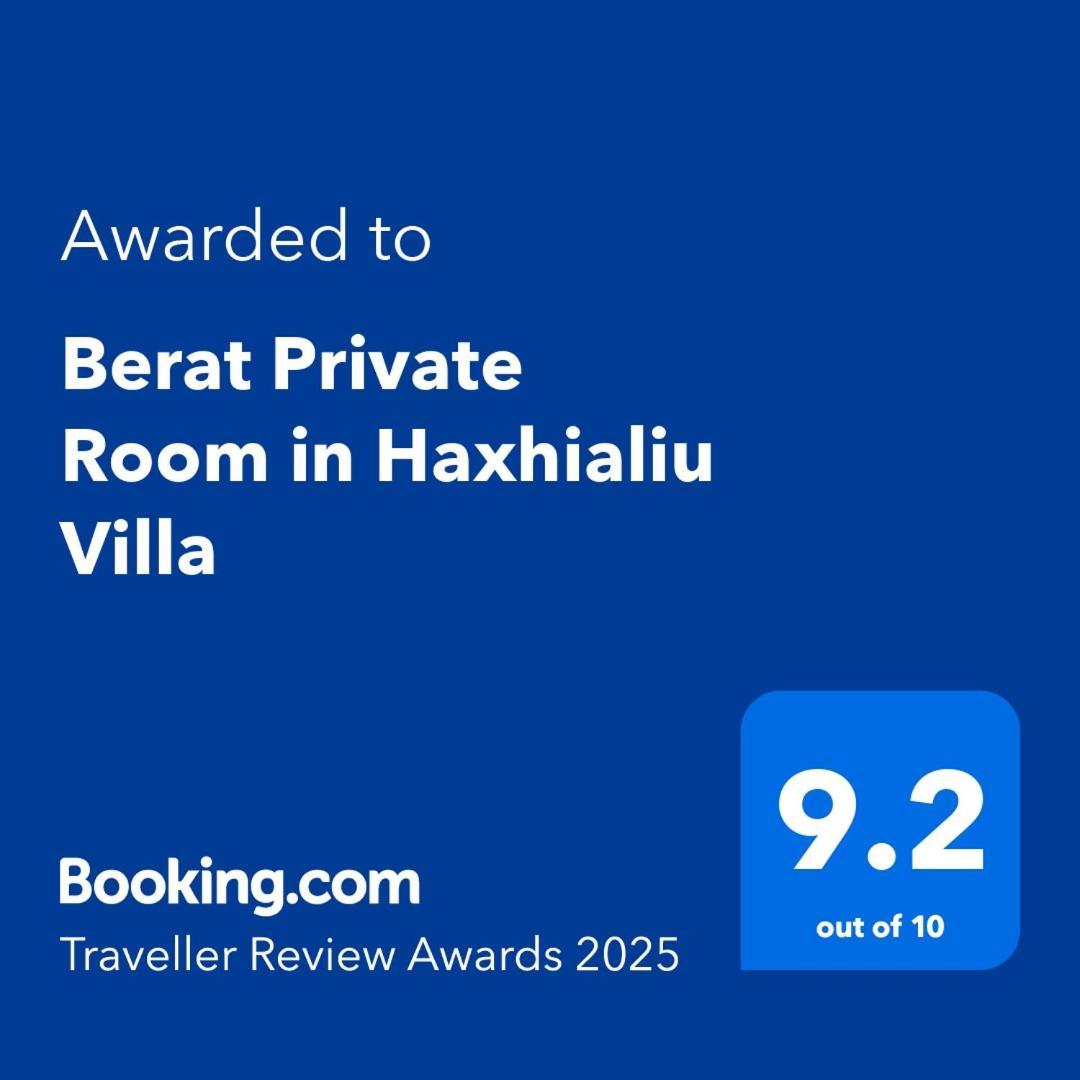 Berat Private Room In Haxhialiu Villa Eksteriør bilde